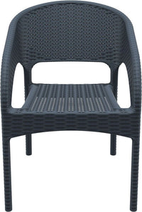Compamia Panama Resin Wickerlook Dining Arm Chair Set of 2