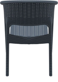Compamia Panama Resin Wickerlook Dining Arm Chair Set of 2