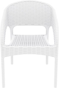 Compamia Panama Resin Wickerlook Dining Arm Chair Set of 2