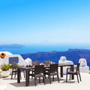 Compamia Ibiza Wickerlook 7-Piece Extendable Dining Set