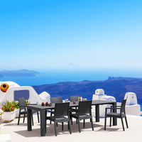 Compamia Ibiza Wickerlook 7-Piece Extendable Dining Set