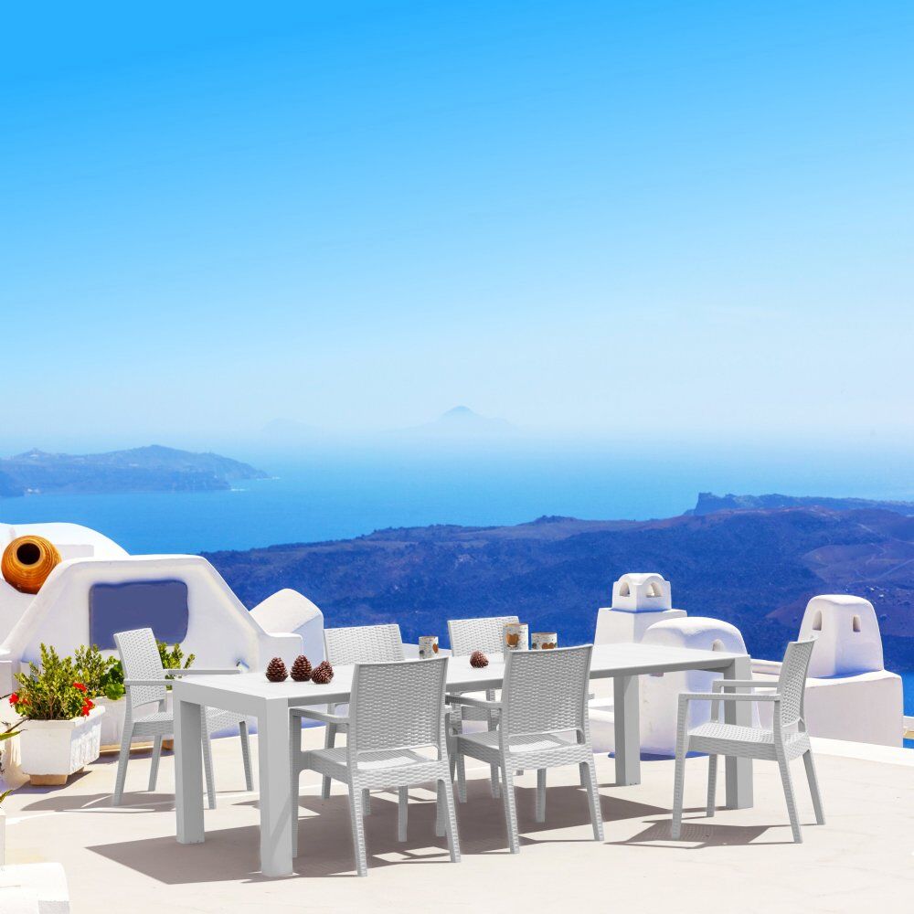 Compamia Ibiza Wickerlook 7-Piece Extendable Dining Set