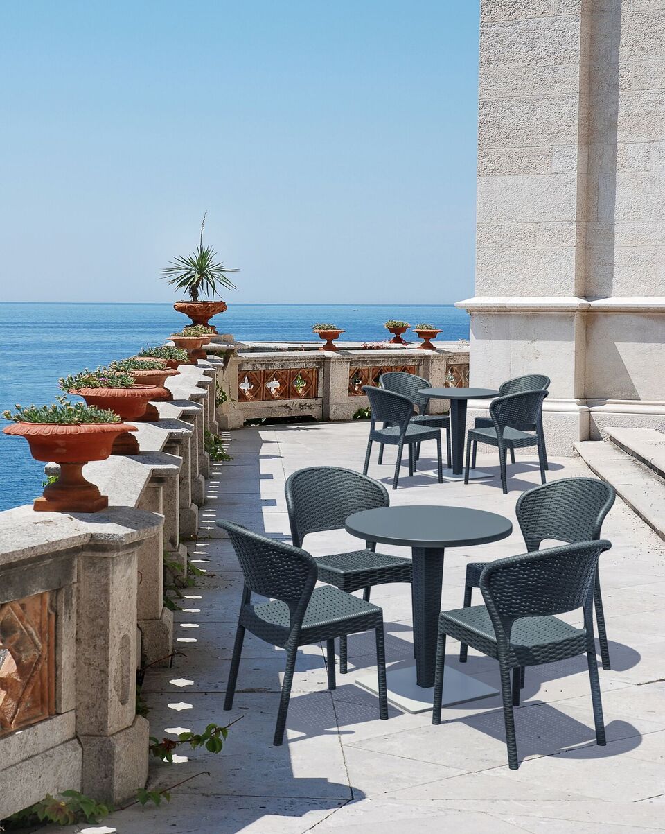 Compamia Daytona Resin Wickerlook Dining Chair - Set of Two
