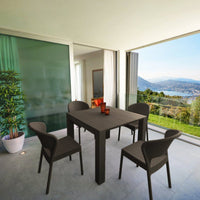 Compamia Daytona Wickerlook 5-Piece Extendable Dining Set