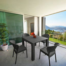 Compamia Daytona Wickerlook 5-Piece Extendable Dining Set