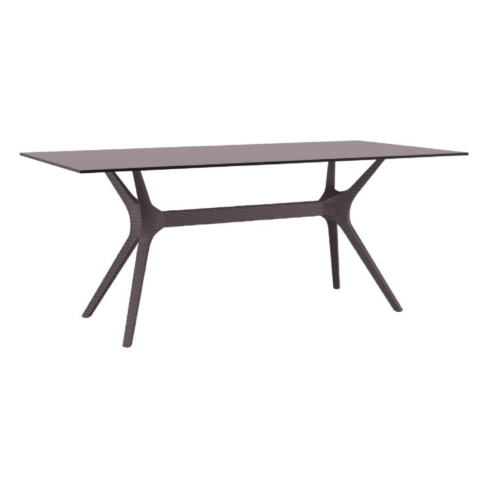 Compamia Daytona Wickerlook 9-Piece Rectangle Dining Set