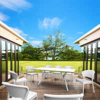 Compamia Daytona Wickerlook 9-Piece Rectangle Dining Set