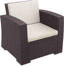 Compamia Monaco Resin Patio Club Chair with Cushion