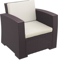 Compamia Monaco Resin Patio Club Chair with Cushion