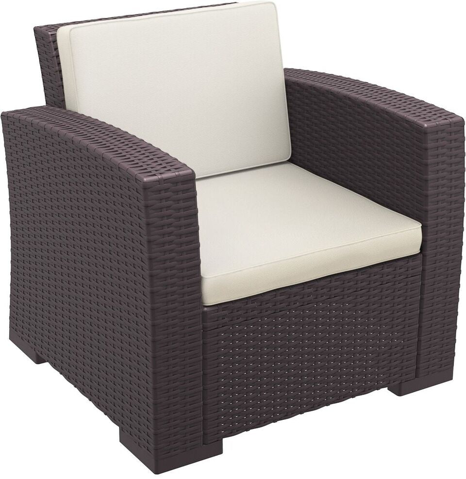 Compamia Monaco Resin Patio Club Chair with Cushion