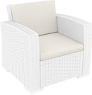 Compamia Monaco Resin Patio Club Chair with Cushion