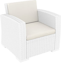 Compamia Monaco Resin Patio Club Chair with Cushion