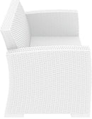 Compamia Monaco Resin Patio Loveseat with Cushion