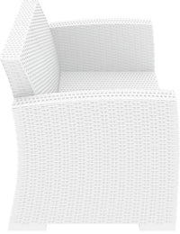 Compamia Monaco Resin Patio Loveseat with Cushion