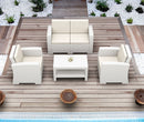 Compamia Monaco Resin Patio Loveseat with Cushion
