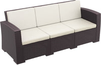 Compamia Monaco Resin Patio Sofa with Cushion