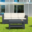 Compamia Monaco Resin Patio Sofa with Cushion