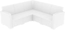 Compamia Monaco Resin Patio Sectional 5 piece Brown with Cushion