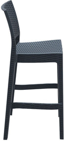Compamia Jamaica Resin Wickerlook Barstool Set of 2