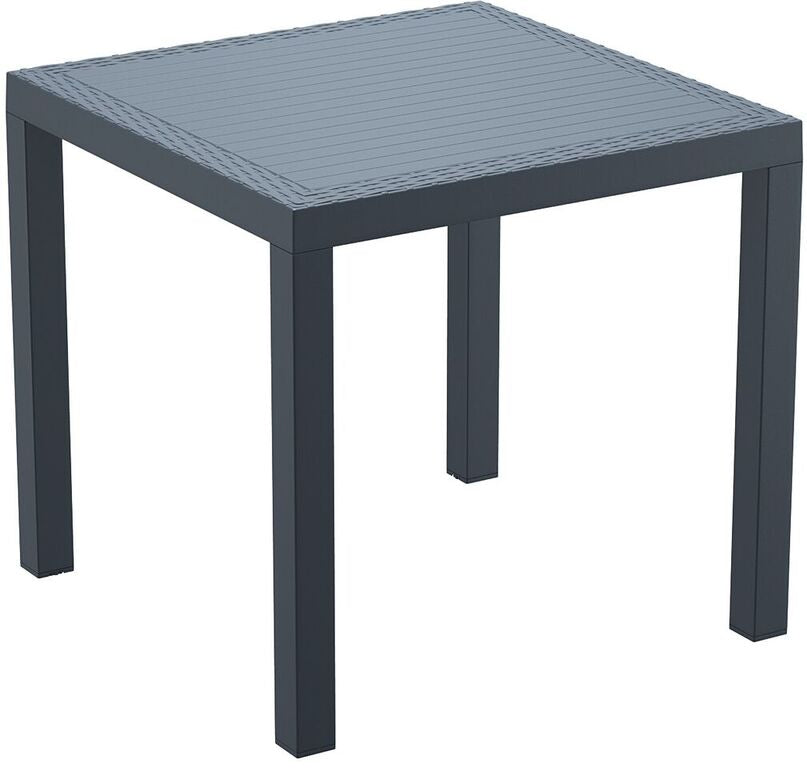 Compamia Orlando Resin Wickerlook Square Dining Table 31 inch