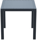 Compamia Orlando Resin Wickerlook Square Dining Table 31 inch