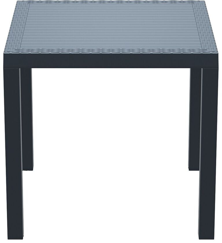Compamia Orlando Resin Wickerlook Square Dining Table 31 inch