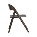 Sunpan Ronny Folding Dining Chair - Black / Walnut