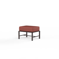 Sunset West La Jolla Aluminum Ottoman with Cushion