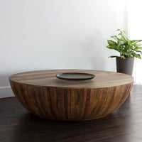 Sunpan Kinsley Coffee Table Large Grey / Natural