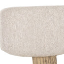 Sunpan Ricket Dining Chair Dark Brown - Dove Cream / Weathered Oak - Dove Cream