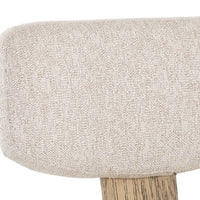 Sunpan Ricket Dining Chair Dark Brown - Dove Cream / Weathered Oak - Dove Cream