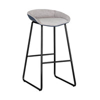 Sunpan Skylar Barstool - Polo Club Stone / Dillon Thunder