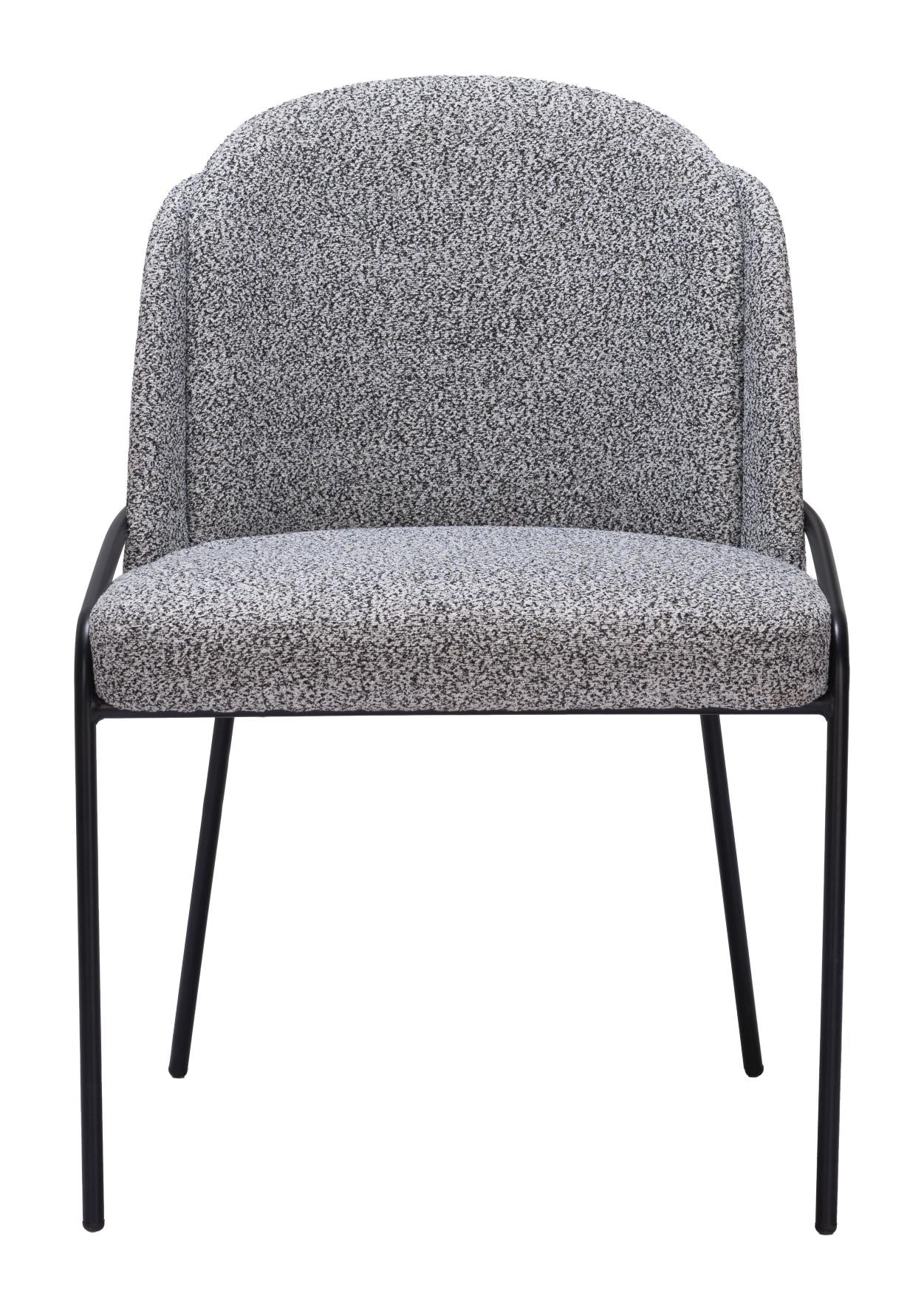 Zuo Modern Jambi Dining Chair Black & White/Ivory