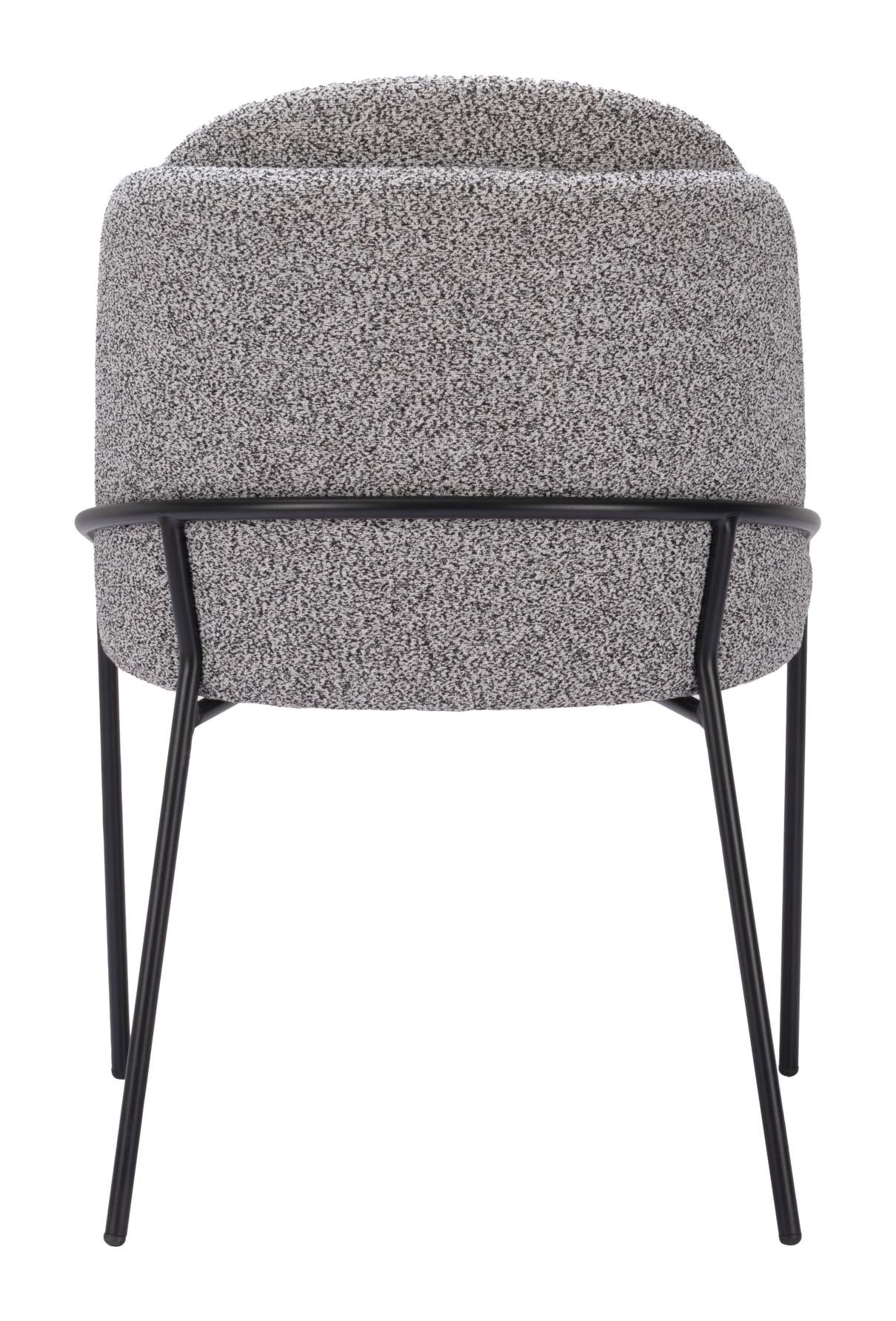 Zuo Modern Jambi Dining Chair Black & White/Ivory