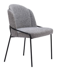 Zuo Modern Jambi Dining Chair Black & White/Ivory