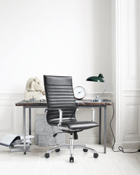 Woodstock Marketing Janis High Back Swivel Arm Chair