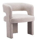 Zuo Modern Java Accent Chair in Sandy Beige