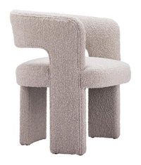 Zuo Modern Java Accent Chair in Sandy Beige