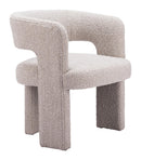 Zuo Modern Java Accent Chair in Sandy Beige