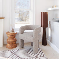 Zuo Modern Java Accent Chair in Sandy Beige