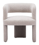 Zuo Modern Java Accent Chair in Sandy Beige