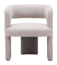 Zuo Modern Java Accent Chair in Sandy Beige