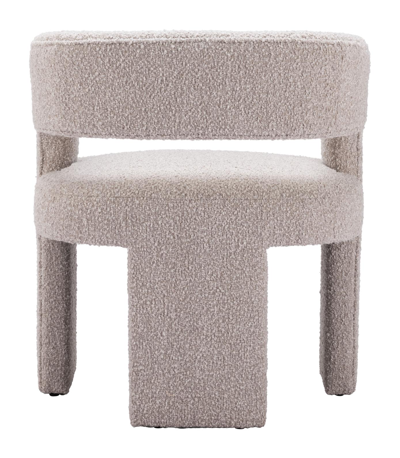 Zuo Modern Java Accent Chair in Sandy Beige