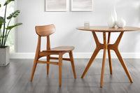 Greenington Sitka 36" Round Dining Table,  Amber / Wheat