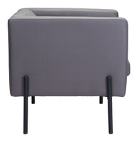 Zuo Modern Jess Accent Chair in Gray