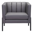 Zuo Modern Jess Accent Chair in Gray