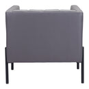 Zuo Modern Jess Accent Chair in Gray