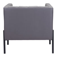 Zuo Modern Jess Accent Chair in Gray