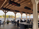 Schwank Patio Heaters Supreme 2312 Marine Grade S/S with Black Finish - 25,000 BTU/HR - LP/NG