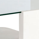 Sunpan Odis Coffee Table Grey / White